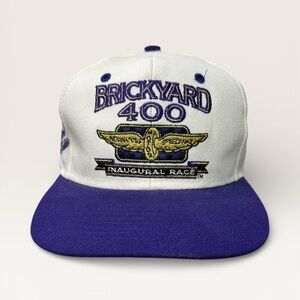 Logo 7 vintage NWT Brickyard 400 Inaugural Race 1994 SnapBack Hat Cap NASCAR